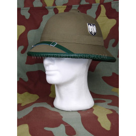 German WW2 tropical Helmet second pattern - Tropenhelm GERMAN ARMY