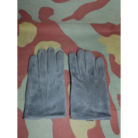 German WW2 officer, NCO and enlisted leather grey gloves for service and shore leave GERMAN ARMY