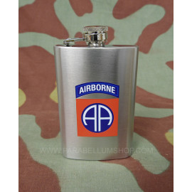 Steel flask 82nd Airborne Division US WW2 bottle ALLIES