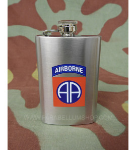 Steel flask 82nd Airborne Division US WW2 bottle